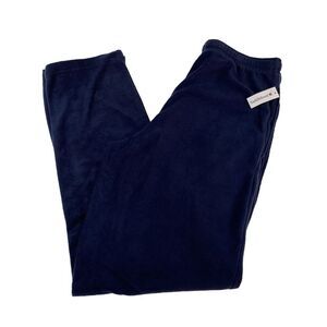 Saddlebred Pants Men’s Small Blue Fleece Lounge Pajama Bottoms w/ Pockets